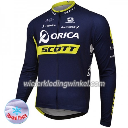 Wielershirt 2017 Orica-Scott N001 Winter Thermal Fleece